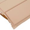 vidaXL Ξαπλώστρα 2 pcs Καφέ 60 x 154 x 74εκ Μασίφ ξύλο ακακίας