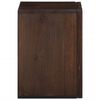 vidaXL Ντουλάπι Μπάνιου Επιτοίχιο Καφέ 38x34x48 εκ. Μασίφ Ξύλο Μάνγκο