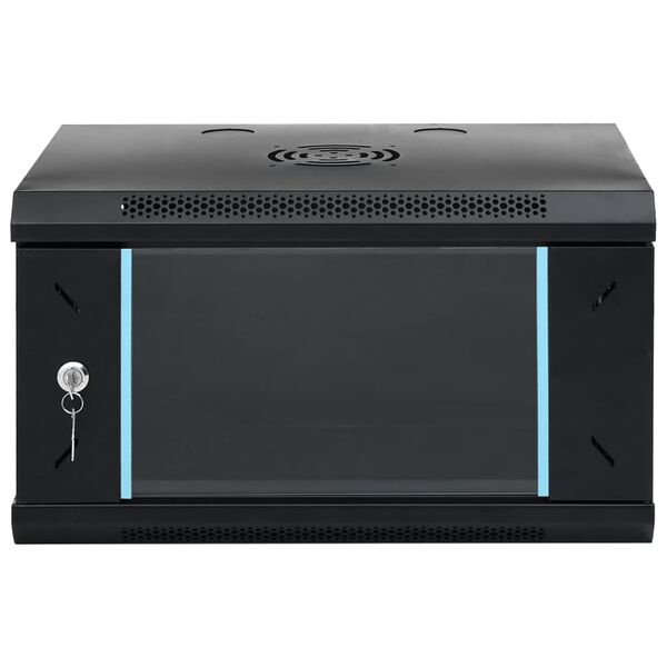 vidaXL Καμπίνα Δικτύου Επιτοίχια 6U 19'' IP20 53x40x30 εκ.