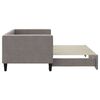 vidaXL Καναπές Κρεβάτι Συρόμενος Taupe 80 x 200 εκ. Υφασμάτινος