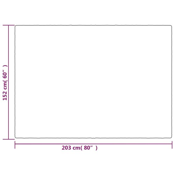 vidaXL Κουβέρτα Βαρύτητας με Κάλυμμα Γκρι 152x203 εκ. 7 κ. Υφασμάτινη