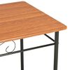 vidaXL Τραπεζαρία Καφέ 120 x 70 x 75 εκ. από MDF