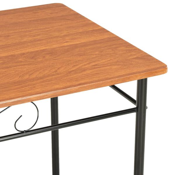 vidaXL Τραπεζαρία Καφέ 120 x 70 x 75 εκ. από MDF