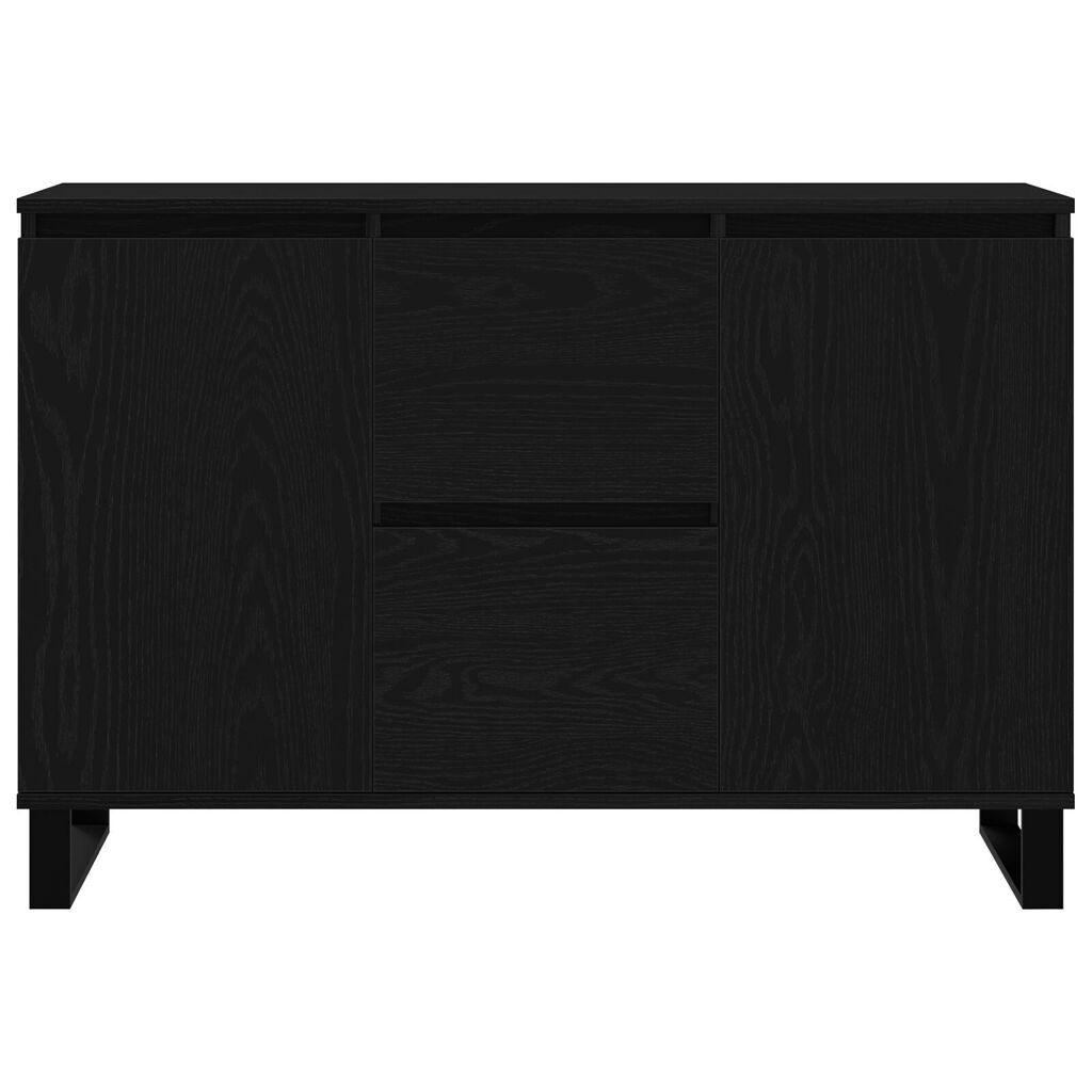 vidaXL Μπουφές Μαύρο Δρυς 104x35x70 εκ Κατασκευασμένο Ξύλο