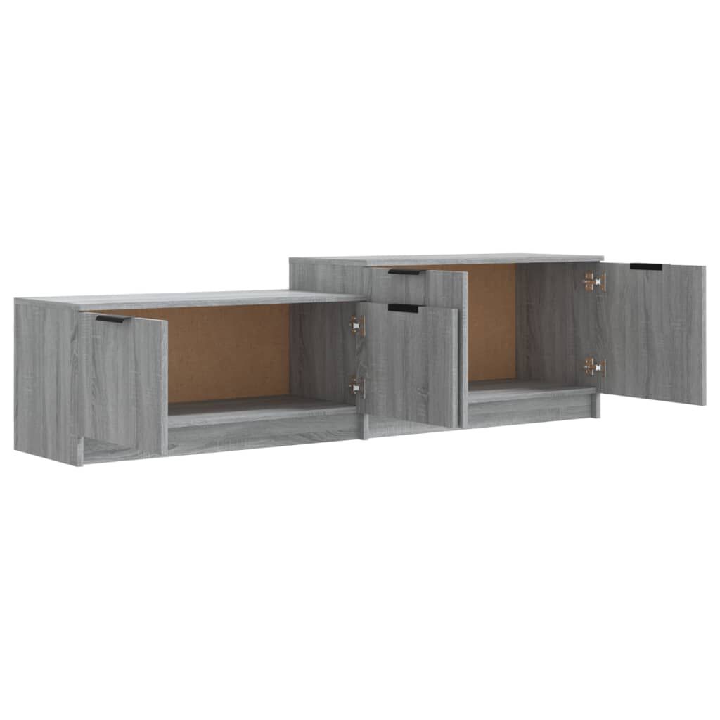 vidaXL Έπιπλο Τηλεόρασης Γκρι Sonoma 158,5x36x45εκ. Επεξεργασμένο Ξύλο