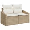 vidaXL Σετ Καναπέ Κήπου 8 pcs Μπεζ συνθετικό ρατάν