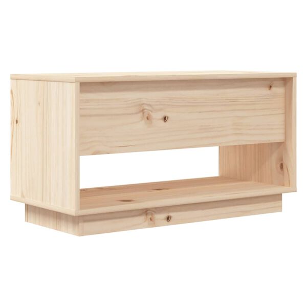 vidaXL Έπιπλο Τηλεόρασης 74 x 34 x 40 εκ. από Μασίφ Ξύλο Πεύκου
