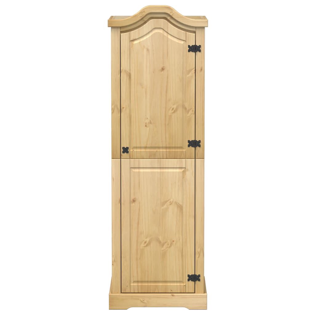 vidaXL Ντουλάπα Corona 55x52x170 εκ. από Μασίφ Ξύλο Πεύκου