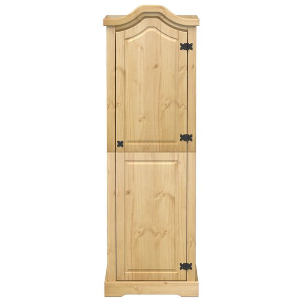 vidaXL Ντουλάπα Corona 55x52x170 εκ. από Μασίφ Ξύλο Πεύκου