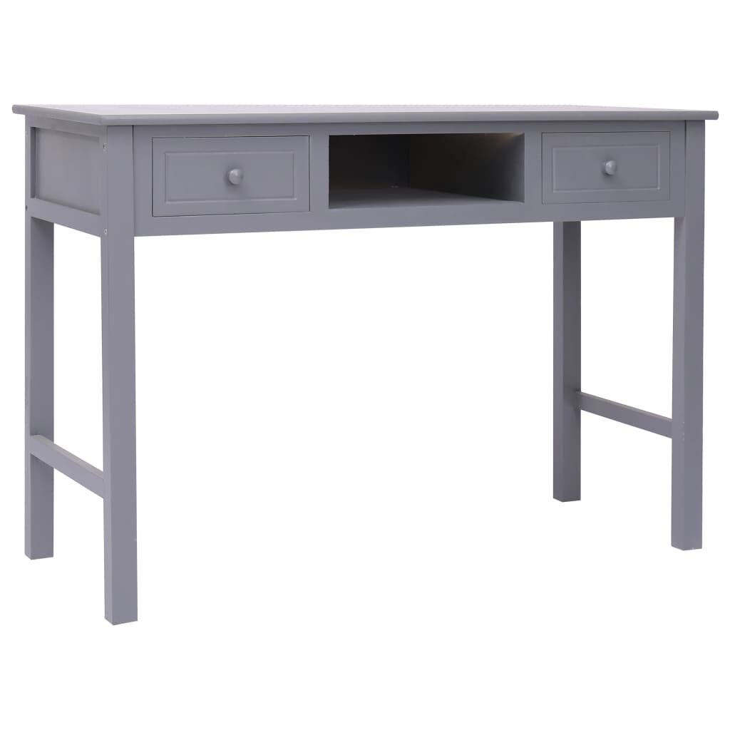 vidaXL Γραφείο Γκρι 110 x 45 x 76 εκ. Ξύλινο
