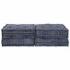 vidaXL Μαξιλάρι 2 pcs Μπλε 70 x 70 x 36 εκ Πολυεστέρας