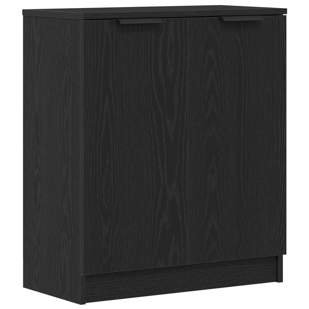 vidaXL Πλευρικό γραφείο Μαύρο Δρυς 60x30x70 εκ Επεξεργασμένο ξύλο