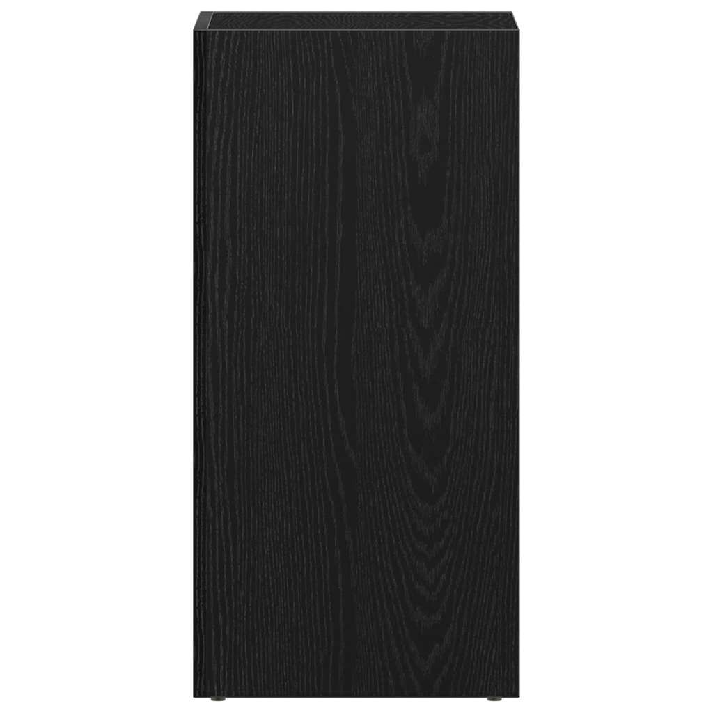 Κουτί αποθήκευσης vidaXL LP Μαύρη βελανιδιά 71x34x36 cm