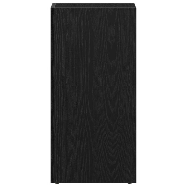 Κουτί αποθήκευσης vidaXL LP Μαύρη βελανιδιά 71x34x36 cm