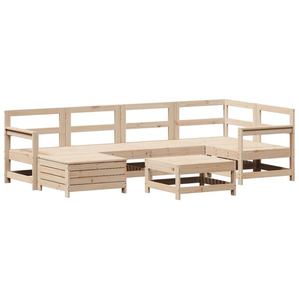 vidaXL &Kappa;&alpha;&nu;&alpha;&pi;έ&sigmaf; &Kappa;ή&pi;&omicron;&upsilon; &Sigma;&epsilon;&tau; 7 &Tau;&epsilon;&mu;&alpha;&chi;ί&omega;&nu; &alpha;&pi;ό &Mu;&alpha;&sigma;ί&phi; &Xi;ύ&lambda;&omicron; &Pi;&epsilon;ύ&kappa;&omicron;&upsilon;