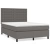 vidaXL &Kappa;&rho;&epsilon;&beta;ά&tau;&iota; Boxspring &mu;&epsilon; &Sigma;&tau;&rho;ώ&mu;&alpha; &Gamma;&kappa;&rho;&iota; 140x190&epsilon;&kappa;. &alpha;&pi;ό &Sigma;&upsilon;&nu;&theta;&epsilon;&tau;&iota;&kappa;ό &Delta;έ&rho;&mu;&alpha;
