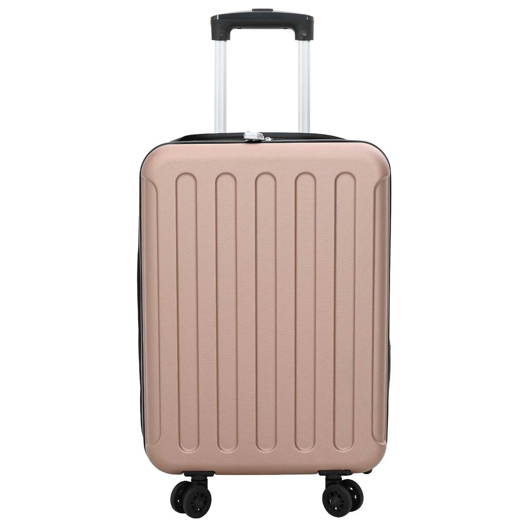 vidaXL Βαλίτσα Σκληρής Θήκης 20'' Ροζ Χρυσό 34x23x55.5 εκ. ABS