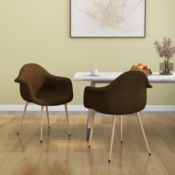 vidaXL &Kappa;&alpha;&rho;έ&kappa;&lambda;&epsilon;&sigmaf; &Tau;&rho;&alpha;&pi;&epsilon;&zeta;&alpha;&rho;ί&alpha;&sigmaf; 2 &tau;&epsilon;&mu;. &Sigma;&kappa;&omicron;ύ&rho;&omicron; &Kappa;&alpha;&phi;έ &Upsilon;&phi;&alpha;&sigma;&mu;ά&tau;&iota;&nu;&epsilon;&sigmaf;