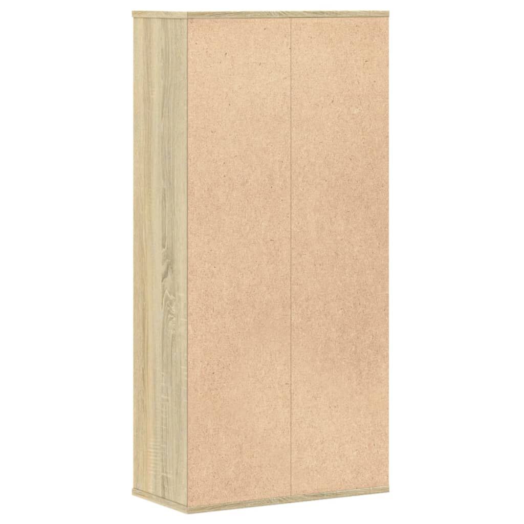 vidaXL Βιβλιοθήκη Sonoma Δρυς 50x25x105 εκ. από Επεξεργασμένο Ξύλο