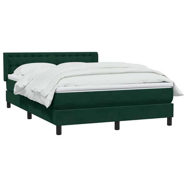 vidaXL &Kappa;&rho;&epsilon;&beta;ά&tau;&iota; Boxspring &mu;&epsilon; &Sigma;&tau;&rho;ώ&mu;&alpha; &Sigma;&kappa;&omicron;ύ&rho;&omicron; &Pi;&rho;ά&sigma;&iota;&nu;&omicron; 160x210&epsilon;&kappa;. &Beta;&epsilon;&lambda;&omicron;ύ&delta;&iota;&nu;&omicron;
