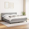 vidaXL &Kappa;&rho;&epsilon;&beta;ά&tau;&iota; Boxspring &mu;&epsilon; &Sigma;&tau;&rho;ώ&mu;&alpha; &Alpha;&nu;. &Pi;&rho;ά&sigma;&iota;&nu;&omicron; 160x200&epsilon;&kappa; &Upsilon;&phi;&alpha;&sigma;&mu;ά&tau;&iota;&nu;&omicron;