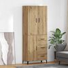 vidaXL Highboard Artisan Oak 69,5 x 34 x 180 &epsilon;&kappa;. &Epsilon;&pi;&epsilon;&xi;&epsilon;&rho;&gamma;&alpha;&sigma;&mu;έ&nu;&omicron; &xi;ύ&lambda;&omicron;