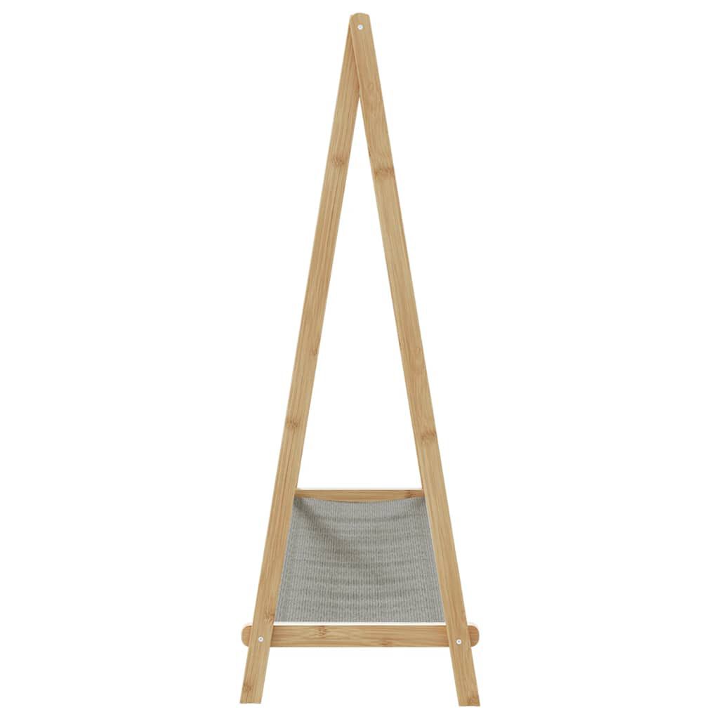vidaXL Κρεμάστρα Ρούχων με Ράφια 106x34x102 εκ. Μπαμπού