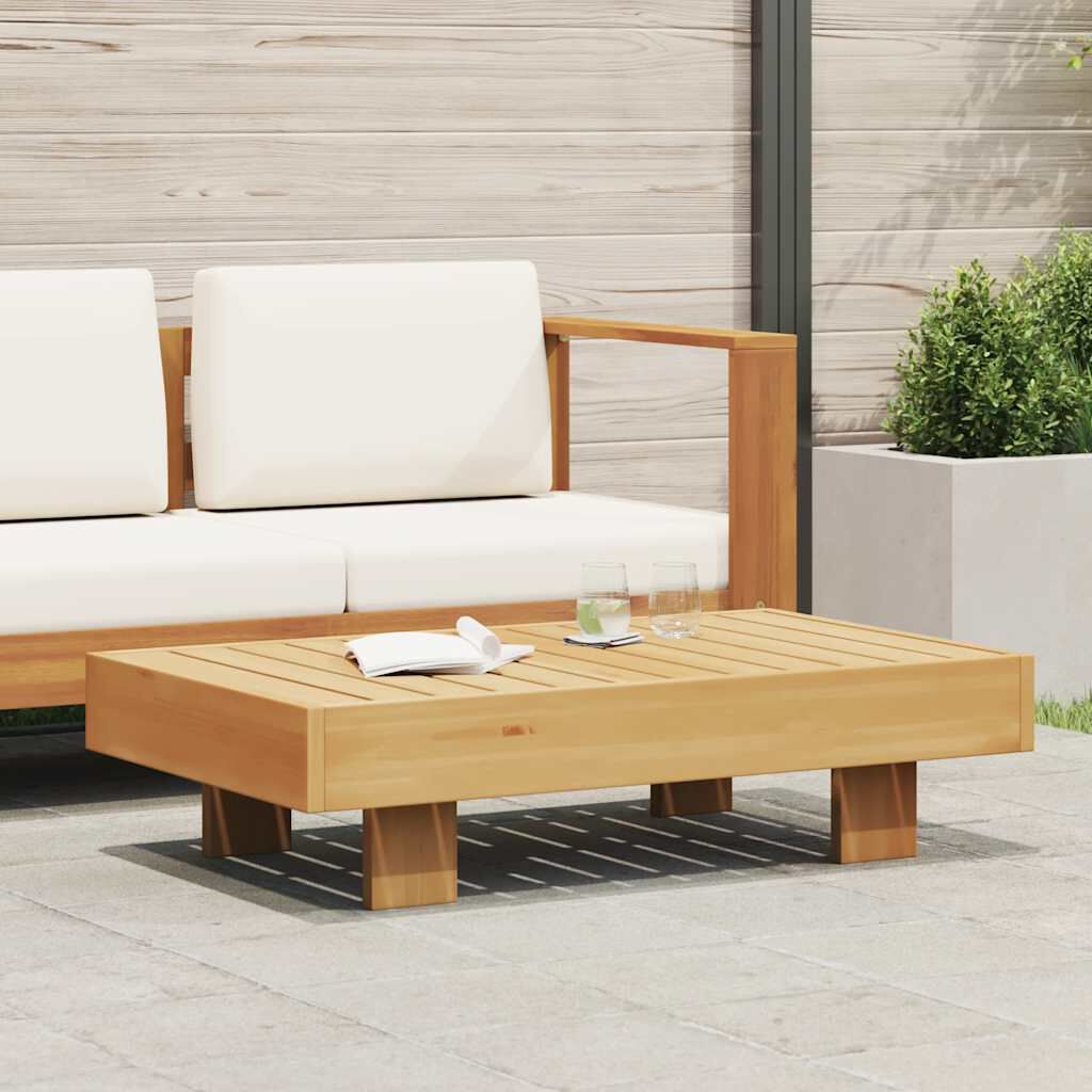 vidaXL Τραπεζάκι Σαλονιού 100 x 60 x 25 εκ. από Μασίφ Ξύλο Ακακίας