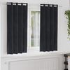 vidaXL &Kappa;&omicron;&upsilon;&rho;&tau;ί&nu;&epsilon;&sigmaf; &sigma;&upsilon;&sigma;&kappa;ό&tau;&iota;&sigma;&eta;&sigmaf; 2 pcs &Mu;&alpha;ύ&rho;&omicron; 140 x 175 cm &Beta;&epsilon;&lambda;&omicron;ύ&delta;&omicron;