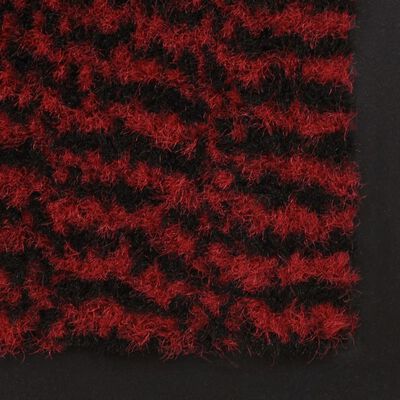 vidaXL Πατάκι Απορροφητικό Σκόνης Ορθογώνιο Κόκκινο 40x60 εκ. Θυσανωτό