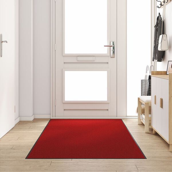vidaXL Χαλάκι Εξώπορτας Κόκκινο και Μαύρο 120 x 250 cm