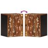 vidaXL Ντουλάπι Μπάνιου Επιτοίχιο 38x33x48 εκ. Μασίφ Ανακυκλωμένο Ξύλο
