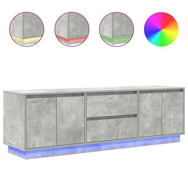 vidaXL Έ&pi;&iota;&pi;&lambda;&omicron; &Tau;&eta;&lambda;&epsilon;ό&rho;&alpha;&sigma;&eta;&sigmaf; &mu;&epsilon; LED &Gamma;&kappa;&rho;&iota; &Sigma;&kappa;&upsilon;&rho;&omicron;&delta;έ&mu;&alpha;&tau;&omicron;&sigmaf; 160,5x41x50 &epsilon;&kappa;.