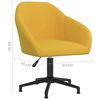 vidaXL Καρέκλες Τραπεζαρίας Περιστρεφόμενες 6 τεμ. Κίτρινες Βελούδινες