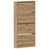 vidaXL &Nu;&tau;&omicron;&upsilon;&lambda;ά&pi;&alpha; &Pi;&alpha;&pi;&omicron;&upsilon;&tau;&sigma;&iota;ώ&nu; 80 x 21 x 163,5 cm &Epsilon;&pi;&epsilon;&xi;&epsilon;&rho;&gamma;&alpha;&sigma;&mu;έ&nu;&omicron; &xi;ύ&lambda;&omicron;