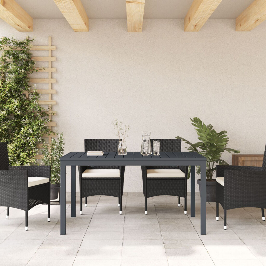 vidaXL Τραπέζια Επέκτασης 2 τμχ Ανθρακί 210x90x73 εκ. Χάλυβας
