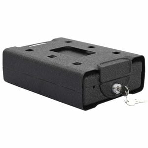 vidaXL Ασφαλές Αυτοκινήτου με κλειδαριά Μαύρο 21.8 x 16 x 7 εκ Ατσάλι