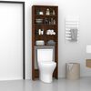 vidaXL Ντουλάπι Πλυντηρίου Καφέ Δρυς 64 x 24 x 190 εκ.