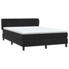 vidaXL Box Spring &Kappa;&rho;&epsilon;&beta;ά&tau;&iota; &mu;&epsilon; &sigma;&tau;&rho;ώ&mu;&alpha; &Mu;&alpha;ύ&rho;&omicron; 160x220 cm &Beta;&epsilon;&lambda;&omicron;ύ&delta;&iota;&nu;&omicron;