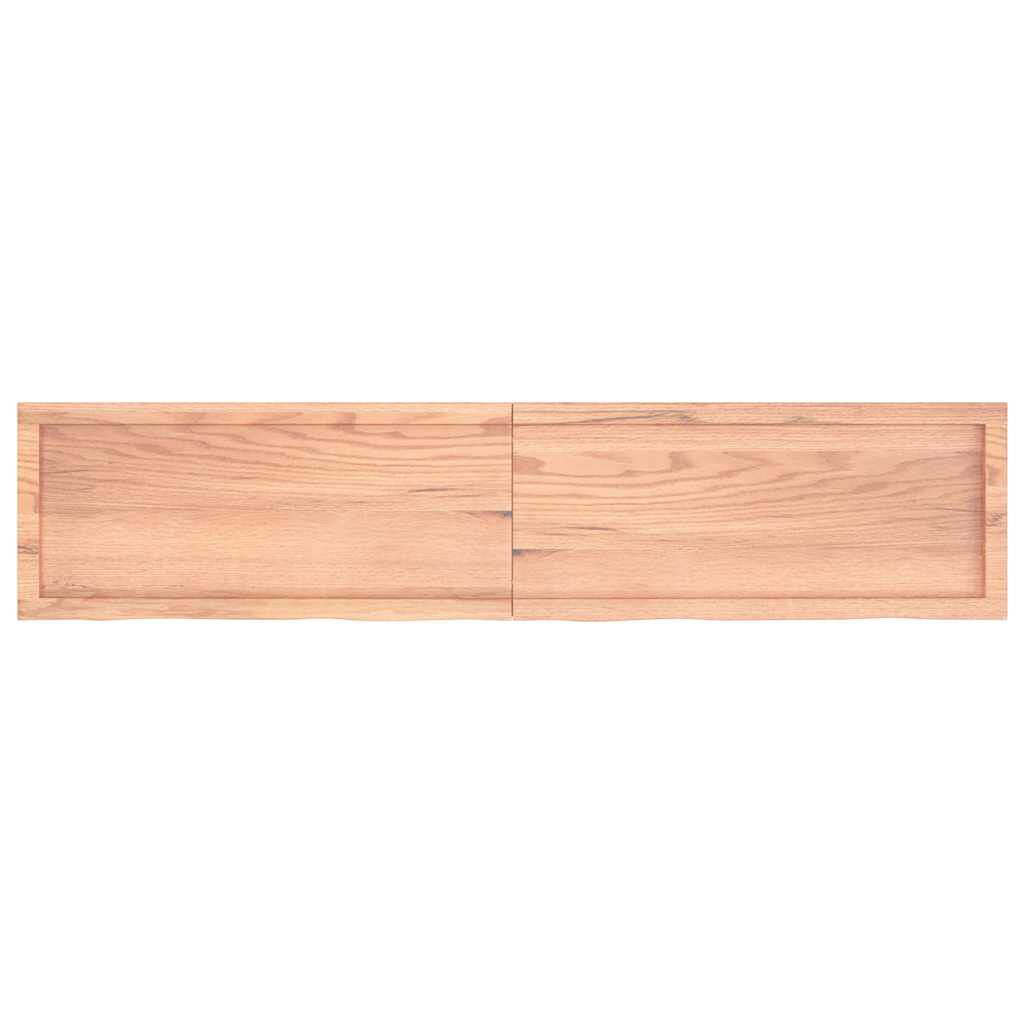 vidaXL Πάγκος Μπάνιου Αν. Καφέ 180x40x(2-6) εκ. Επεξεργ. Μασίφ Ξύλο