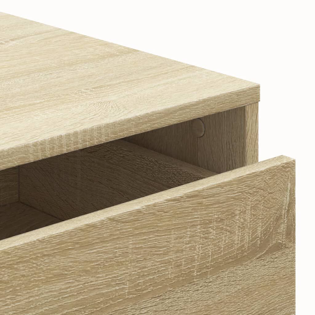 vidaXL Συρταριέρα Sonoma Δρυς 40x41x76 εκ. από Επεξεργ. Ξύλο