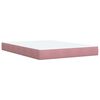 vidaXL &Kappa;&rho;&epsilon;&beta;ά&tau;&iota; Boxspring &mu;&epsilon; &Sigma;&tau;&rho;ώ&mu;&alpha; &Rho;&omicron;&zeta; 140x200 &epsilon;&kappa;. &Beta;&epsilon;&lambda;&omicron;ύ&delta;&iota;&nu;&omicron;