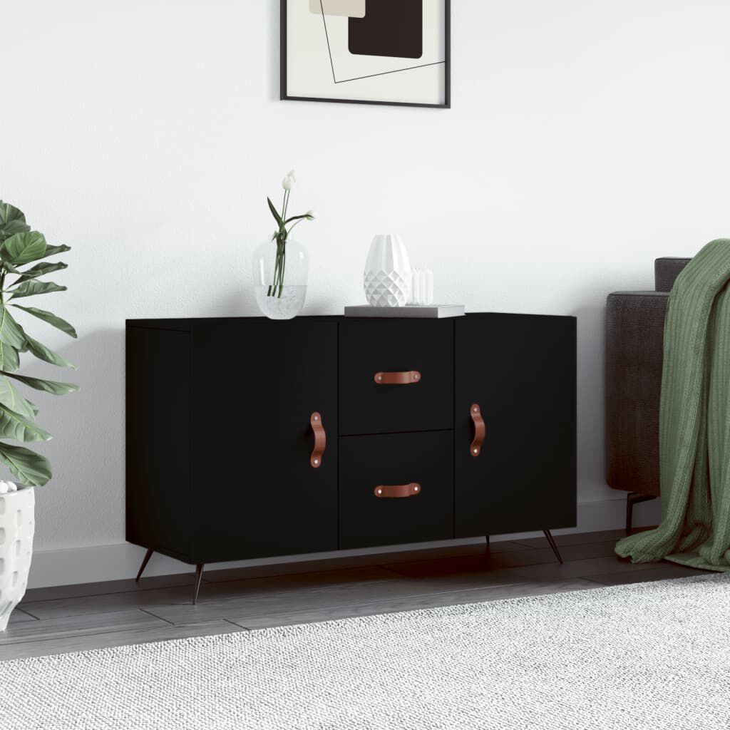 vidaXL Ντουλάπι Μαύρο 100x36x60 εκ. από Επεξεργασμένο Ξύλο