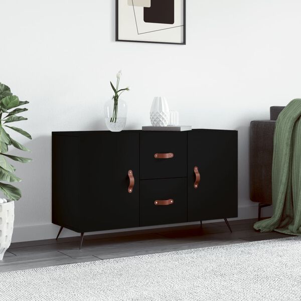 vidaXL Ντουλάπι Μαύρο 100x36x60 εκ. από Επεξεργασμένο Ξύλο