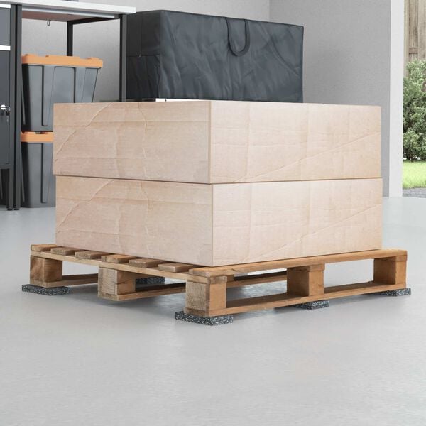 vidaXL Ρόλος από καουτσούκ Μαύρο Λάστιχο