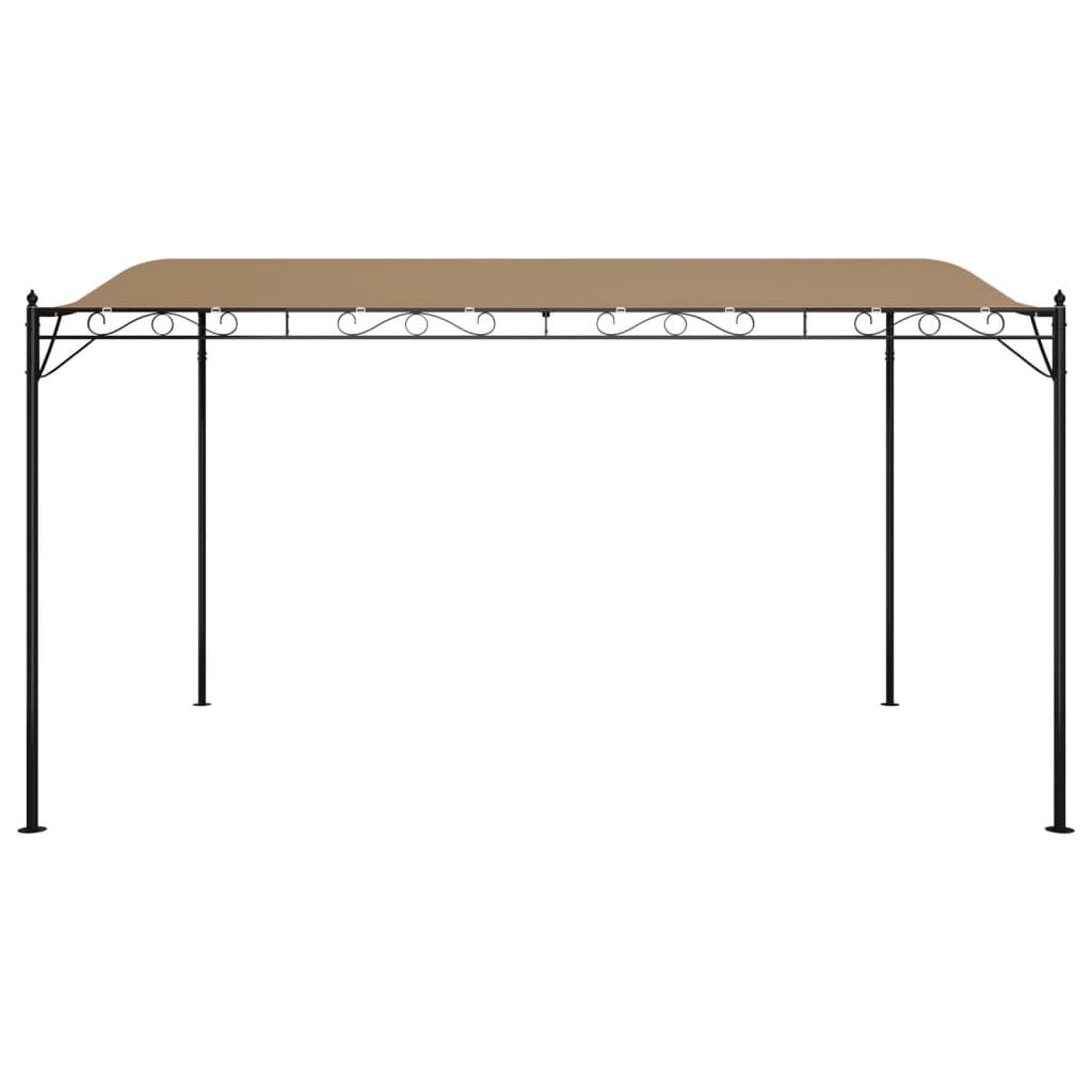vidaXL Τέντα Taupe 4 x 3 μ. 180 γρ./μ² από Ύφασμα και Ατσάλι