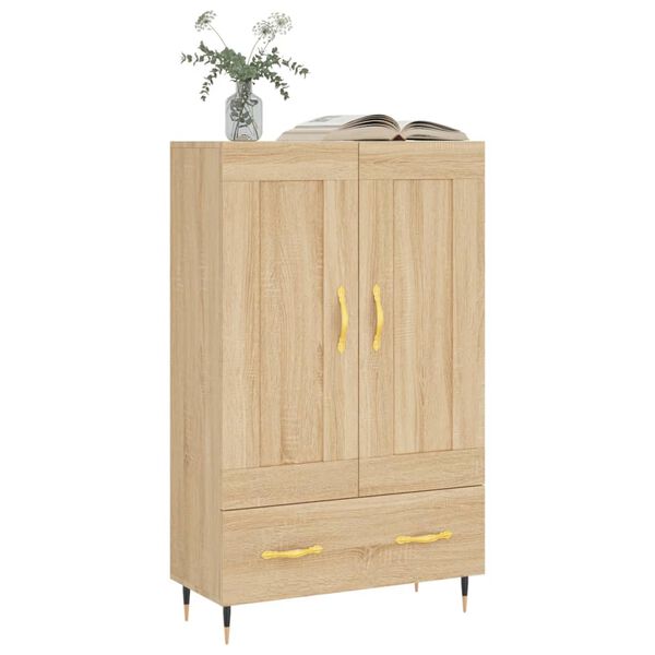 vidaXL Ντουλάπα Sonoma Δρυς 69,5 x 31 x 115 εκ. από Επεξεργασμένο Ξύλο