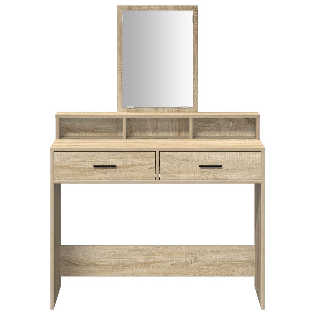 Τουαλέτα vidaXL με Συρτάρια Sonoma Oak 100x41x140 εκ.