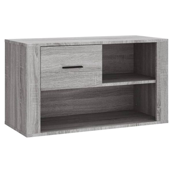 vidaXL Παπουτσοθήκη Γκρι Sonoma 80x35x45 εκ. από Επεξεργασμένο Ξύλο