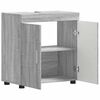 vidaXL Ντουλάπα νιπτήρα μπάνιου TULUM Γκρι sonoma 60 x 34 x 63 εκ